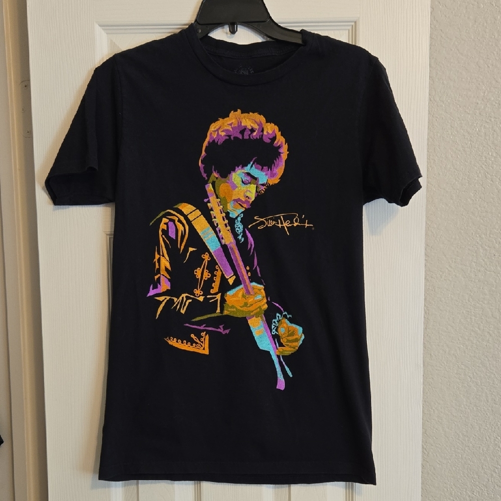 Jimi Hendrix Graphic T-Shirt with Colorful Print